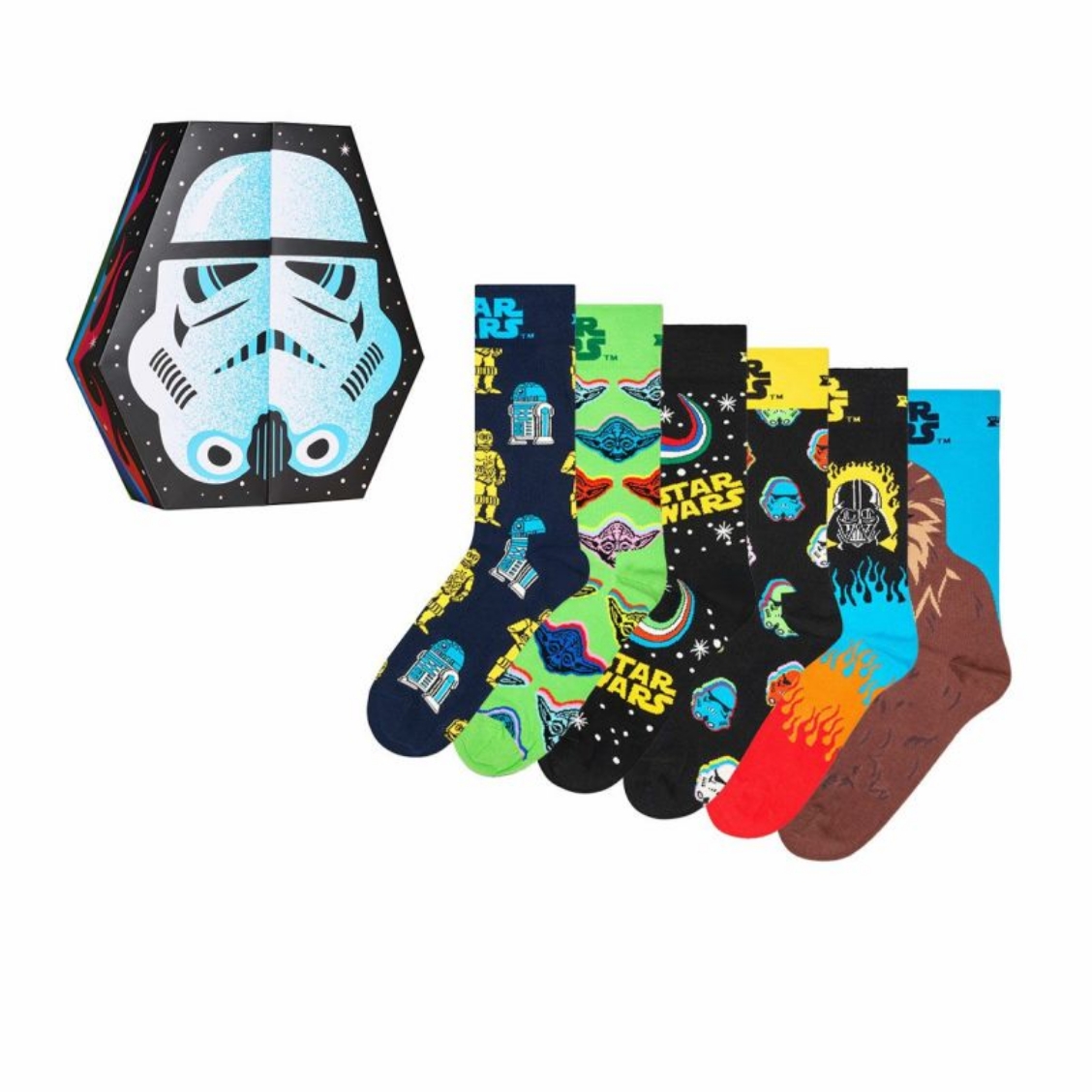 6足セット 箱入り【Limited】 Happy Socks ×Star Wars