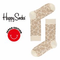 HappySocksハッピーソックスGIRAFFE（ジラフ）クルー丈ソックス靴下ユニセックスメンズ＆レディスプレゼント無料ラッピングギフト11233131