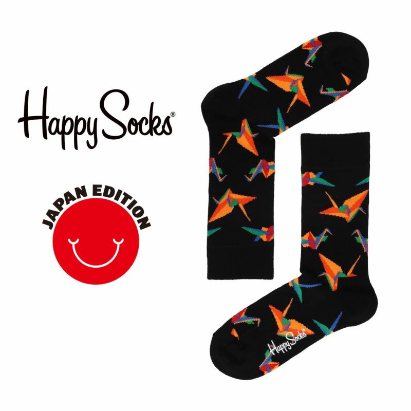 Happy Socks ハッピーソックス ORIGAMI（オリガミ） クルー丈 ソックス メンズ 10233136