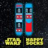 HappySocksハッピーソックス【Limited】HappySocks×StarWars(スターウォーズ)R2-D2Sockアールツーディーツークルー丈ソックス靴下ユニセックスメンズ＆レディースプレゼント無料ラッピングギフト14231010