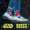 HappySocksハッピーソックス【Limited】HappySocks×StarWars(スターウォーズ)R2-D2Sockアールツーディーツークルー丈ソックス靴下ユニセックスメンズ＆レディースプレゼント無料ラッピングギフト14231010