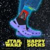 HappySocksハッピーソックス【Limited】HappySocks×StarWars(スターウォーズ)DarthVaderSockダース・ベイダークルー丈ソックス靴下ユニセックスメンズ＆レディースプレゼント無料ラッピングギフト14231014