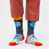 HappySocksハッピーソックス【Limited】HappySocks×StarWars(スターウォーズ)DeathStarSockデス・スタークルー丈ソックス靴下ユニセックスメンズ＆レディースプレゼント無料ラッピングギフト14231016