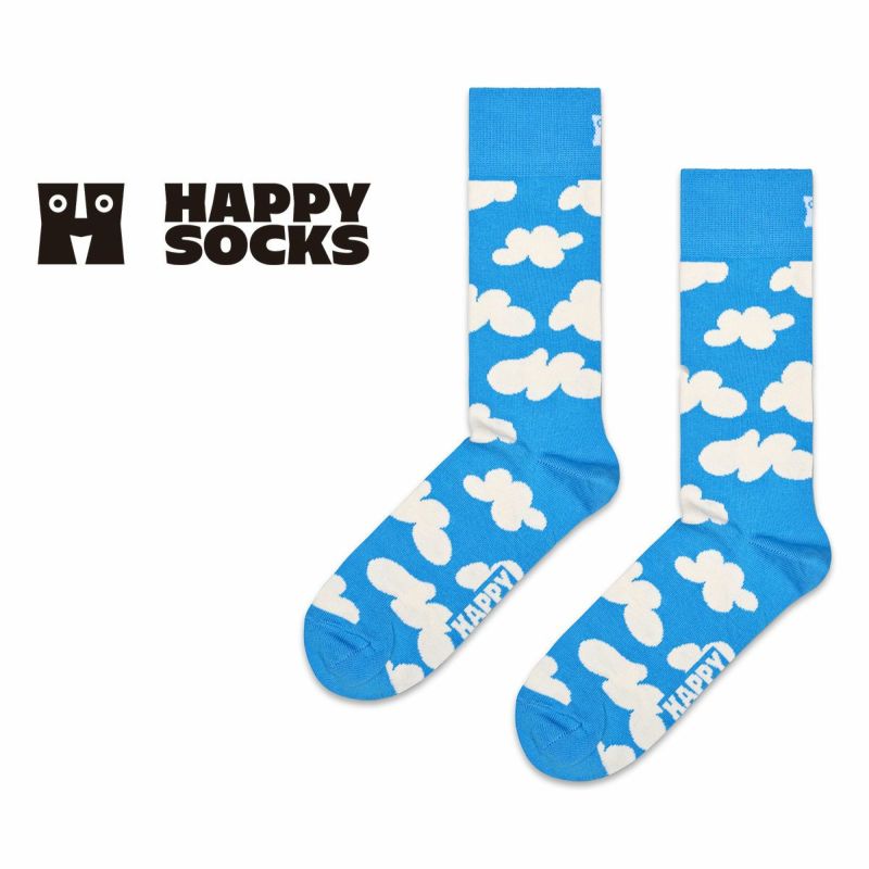 Happy Socks Cloudy（ クラウディ ） クルー丈 ソックス 10231134 ...
