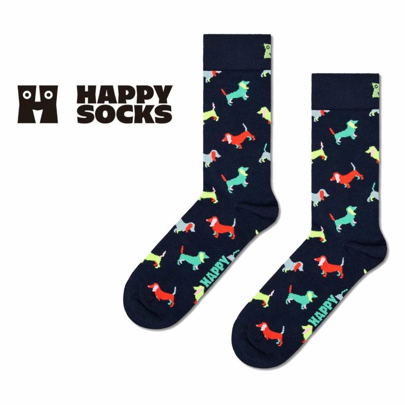 Happy Socks ハッピーソックス PuPPy Love（ パピー ラブ ） クルー丈