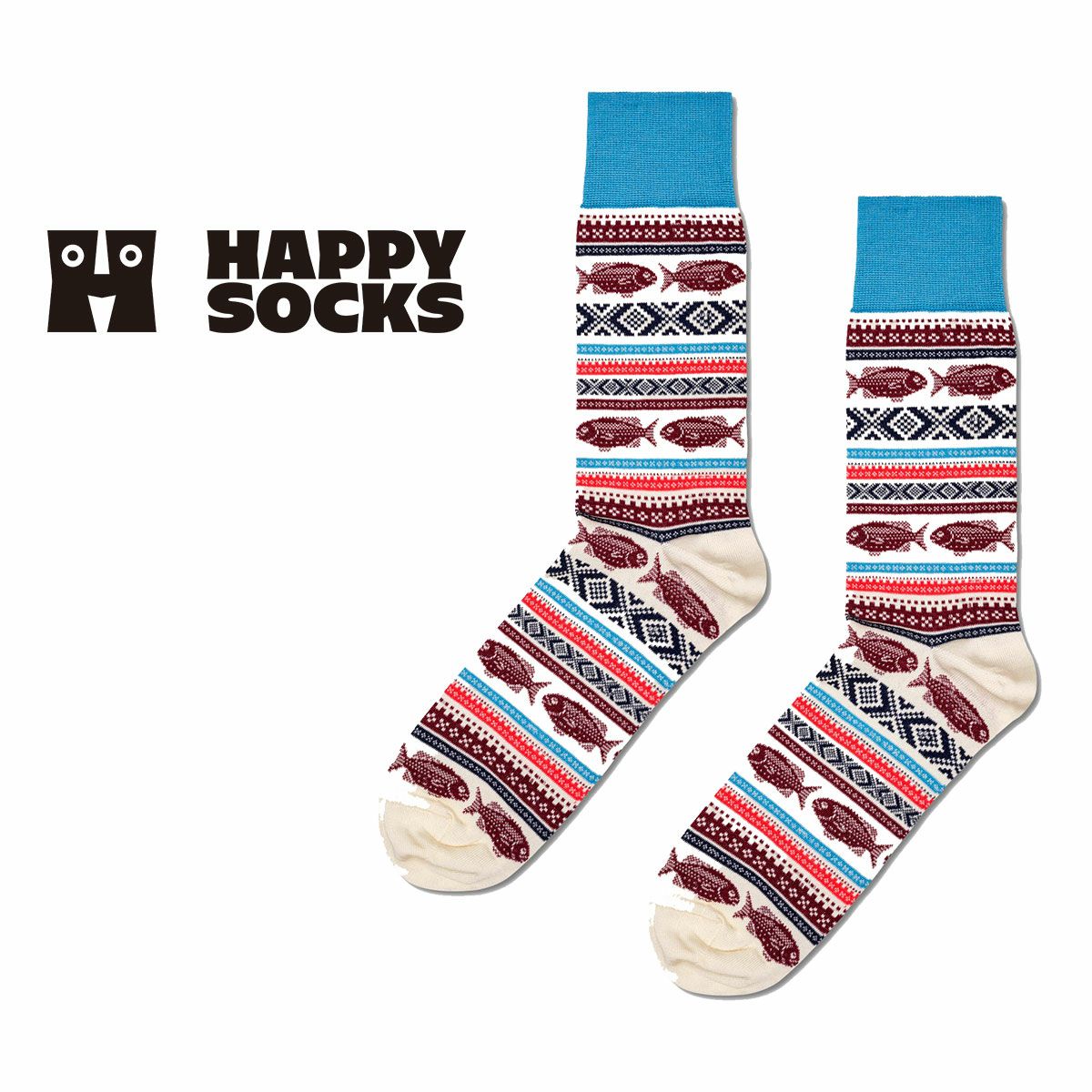 Happy Socks ハッピーソックス Ladder （ ラダー ）クルー丈 ソックス