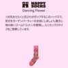 HappySocksハッピーソックスDancingFlower(ダンシングフラワー)ピンククルー丈ソックス靴下ユニセックスメンズ＆レディースプレゼント無料ラッピングギフト10240043