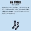 HappySocksハッピーソックスメンズ＆レディースプレゼント無料ラッピングギフトDiscoBallSockディスコボールクルー丈ソックス靴下10240068