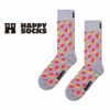 HappySocksハッピーソックスメンズ＆レディースプレゼント無料ラッピングギフトFadedBigDotSockフェードビックドット柄グレークルー丈ソックス靴下10240086