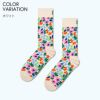 HappySocksハッピーソックスメンズ＆レディースプレゼント無料ラッピングギフトFlowerSockフラワー柄クルー丈ソックス靴下10240094