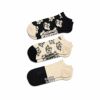 【3足セット】HappySocksハッピーソックスPetsCAT&DOGS(キャット＆ドッグ)スニーカー丈ソックス靴下ユニセックスメンズ＆レディースプレゼント無料ラッピングギフト10240117