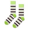 HappySocksハッピーソックスメンズ＆レディースプレゼント無料ラッピングギフトLoveSockラブストライプクルー丈ソックス靴下10246025