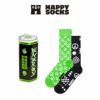 【2足セット】HappySocksハッピーソックスメンズ＆レディースプレゼント無料ラッピングギフト2-PackEnergyDrinkSocksGiftSetエネジードリンククルー丈ソックス靴下2足ギフトBOX10243002