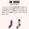 HappySocksハッピーソックスメンズ＆レディースプレゼント無料ラッピングギフトBigDotSockビックドット柄グレークルー丈ソックス靴下10240100