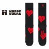 HappySocksハッピーソックスJUMBOSMILEYHEART（ジャンボスマイリーハート）クルー丈綿混ソックス靴下ユニセックスメンズ＆レディスプレゼント贈答ギフト10211032