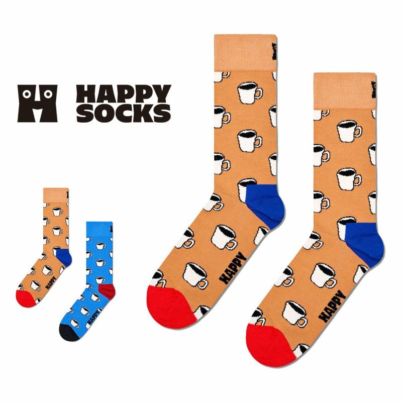 HappySocksハッピーソックスMyCupOfTea（マイカップオブティー）クルー丈綿混ソックス靴下ユニセックスメンズ＆レディスプレゼント贈答ギフト10221065