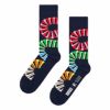 HappySocksハッピーソックスメンズ＆レディースプレゼント無料ラッピングギフトPianoNotesSockエルトンジョンコラボ音符柄クルー丈ソックス靴下14240033