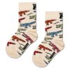 HappySocksハッピーソックスメンズ＆レディースプレゼント無料ラッピングギフトKidsCrocodileSockクロコダイル柄子供用キッズクルー丈ソックス靴下12240015