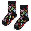 HappySocksハッピーソックスメンズ＆レディースプレゼント無料ラッピングギフトKidsPeaceSockピース柄子供用キッズクルー丈ソックス靴下12240020