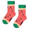 【2足セット】HappySocksハッピーソックスメンズ＆レディースプレゼント無料ラッピングギフトKids2-PackMelonSocksスイカ柄子供用キッズクルー丈ソックス2足組靴下14240007