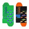 【2足セット】HappySocksハッピーソックスメンズ＆レディースプレゼント無料ラッピングギフトKids2-PackCarsAnti-SlipSocks車柄子供用キッズクルー丈ソックス2足組靴下12240024