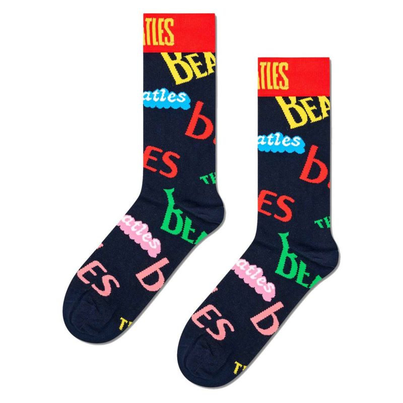 【Limited】HappySocksハッピーソックス×TheBeatles(ザ・ビートルズ)InTheNameOf（インザネームオブ）クルー丈ソックスユニセックスメンズ＆レディースプレゼント無料ラッピングギフト14240026