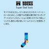 HappySocksハッピーソックスSuperDad（スーパーダッド)クルー丈ソックスユニセックスメンズ＆レディースプレゼント無料ラッピングギフト10240233