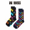 【2足セット】HappySocksハッピーソックスClassicCat（クラシックキャット）オーガニックコットンクルー丈ソックス靴下ユニセックスメンズ＆レディースプレゼント無料ラッピングギフト10232036