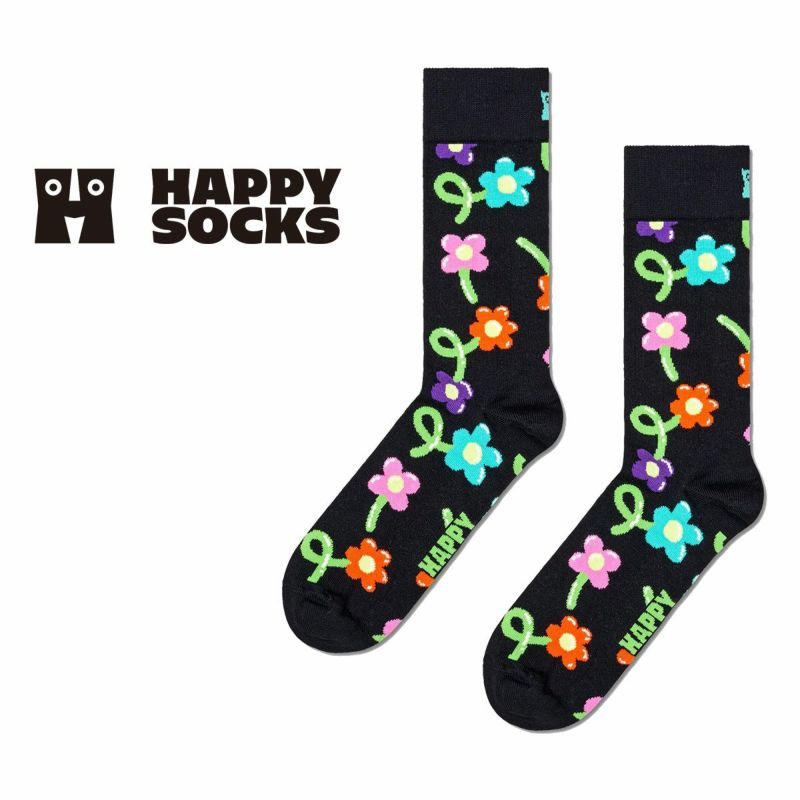 HappySocksハッピーソックスMegaStar（メガスター)クルー丈ソックスユニセックスメンズ＆レディースプレゼント無料ラッピングギフト10240312