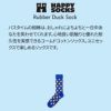 HappySocksハッピーソックスRubberDuck（ラバーダック)オーガニックコットンクルー丈ソックスユニセックスメンズ＆レディースプレゼント無料ラッピングギフト10240364