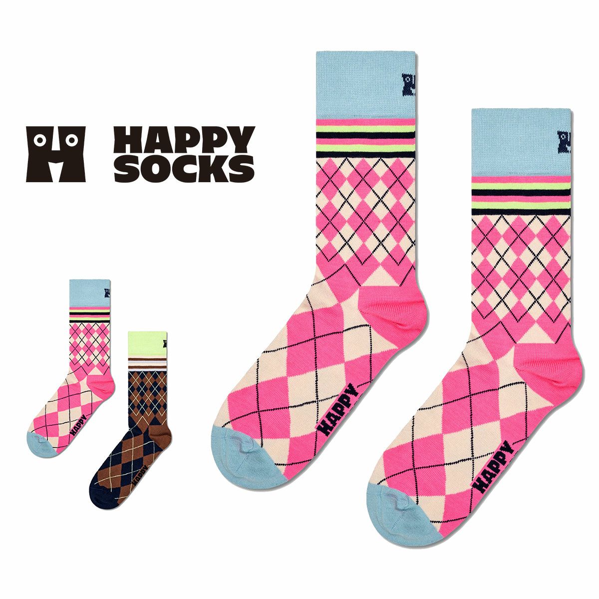 Happy Socks ハッピーソックス Hamburger（ ハンバーガー ）クルー丈 ソックス 10201108 | ハッピーソックス オンラインショップ