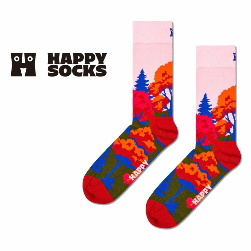 HappySocksハッピーソックスAutumn(オータム)クルー丈ソックスユニセックスメンズ＆レディースプレゼント無料ラッピングギフト10240400