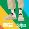 ハッピーソックス【Limited】HappySocks×Beatles(ビートルズ)BeatlesSilhouettes（ビートルズシルエット）クルー丈ソックス靴下ユニセックスメンズ＆レディスプレゼント無料ラッピングギフト14240021