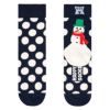 HappySocksハッピーソックスKidsJumboSnowmanSock(キッズジャンボスノーマン)kidssock子供クルー丈ソックス靴下KIDSジュニアキッズ12231021